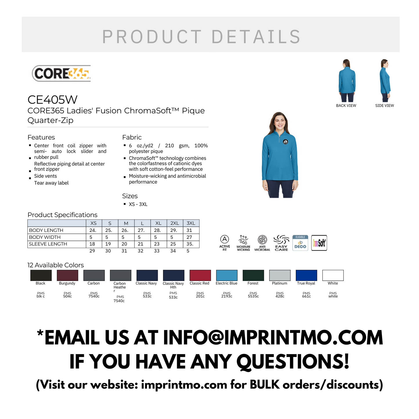 Mt Sterling Church of the Nazarene Ladies Quarter-Zip