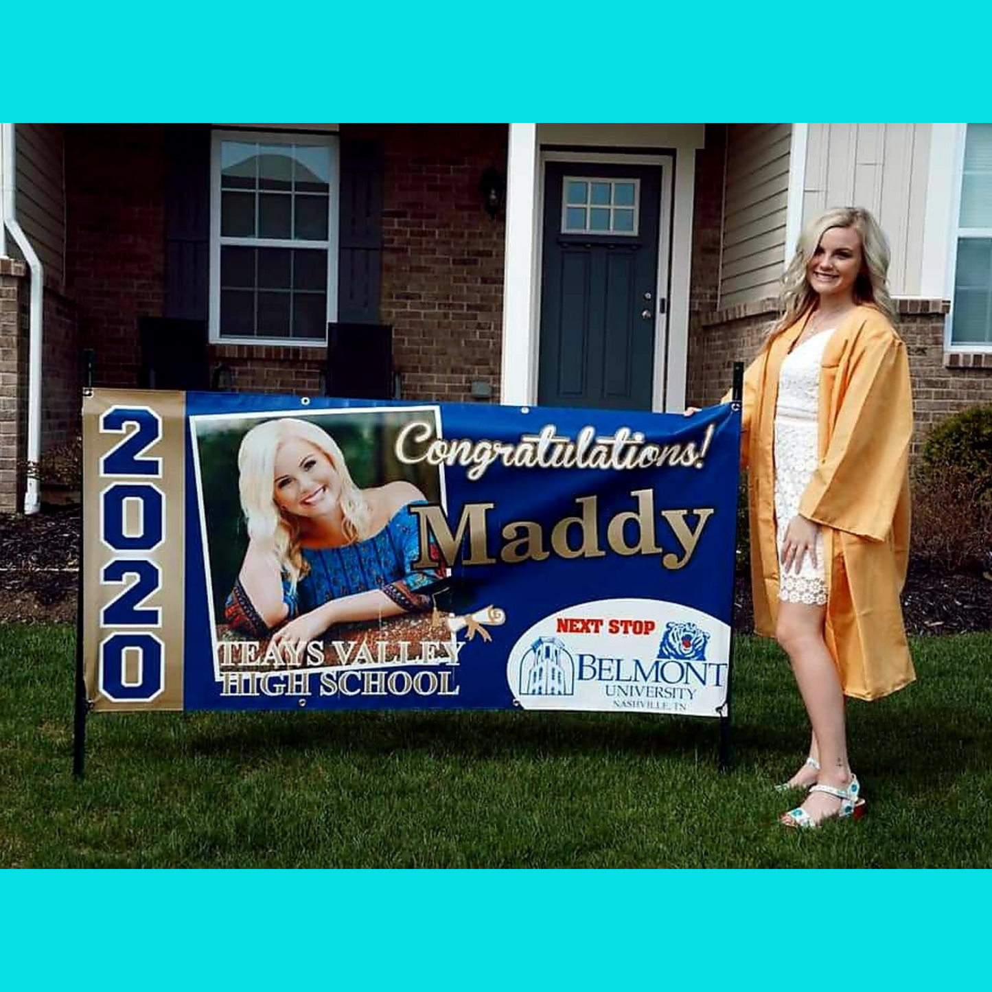 Graduation Banner Class of 23 Custom 13 oz. Graduation Banner