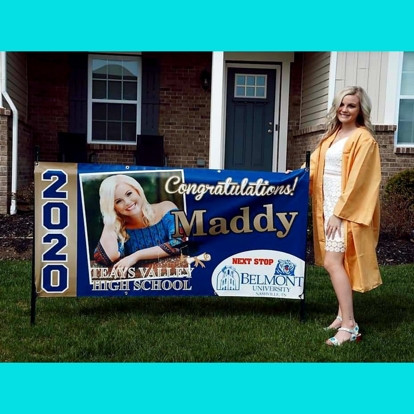Class of 2026 Graduation Banner – Personalized Senior Grad Party Banner