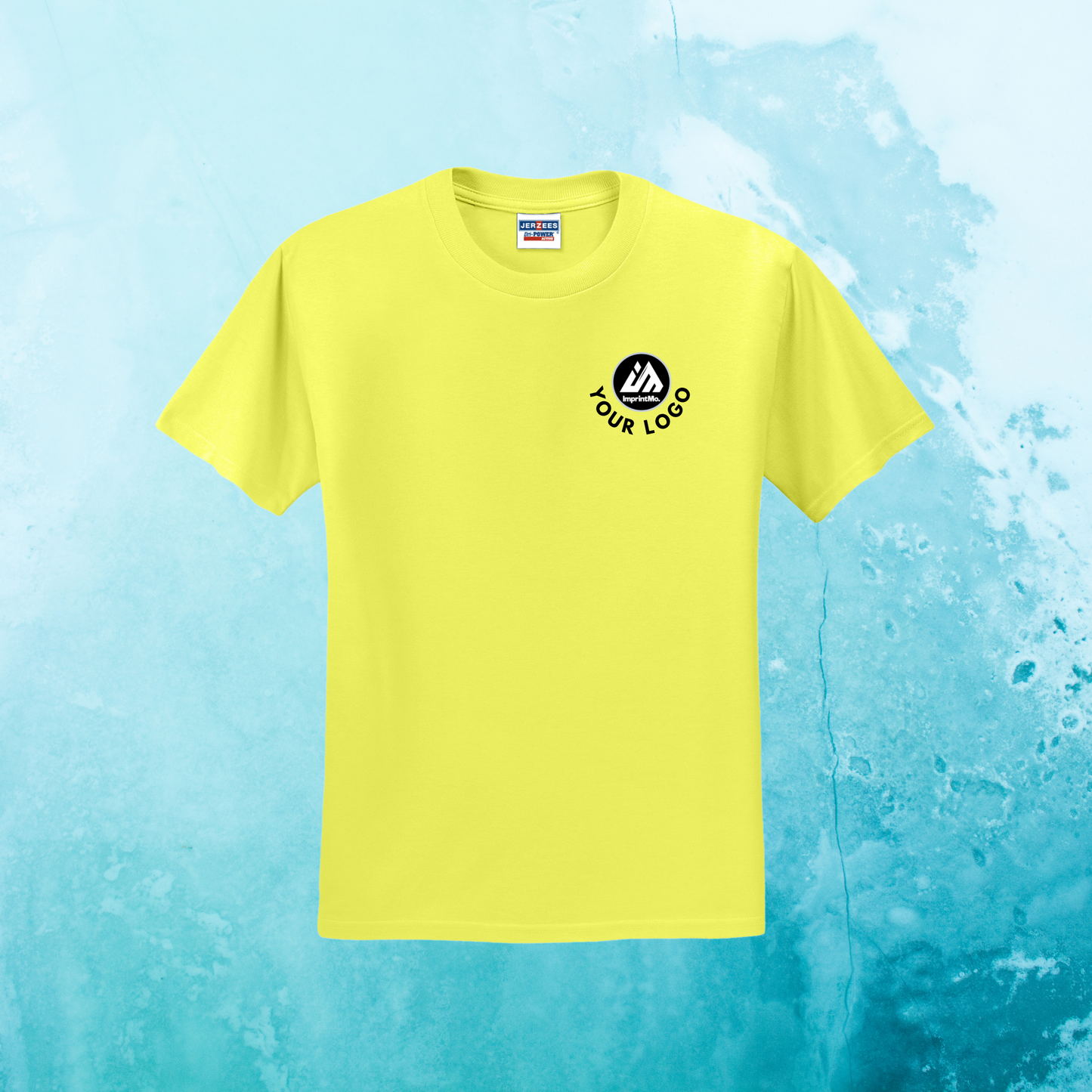 NEON YELLOW Jerzees Adult DRI-POWER® ACTIVE T-Shirt