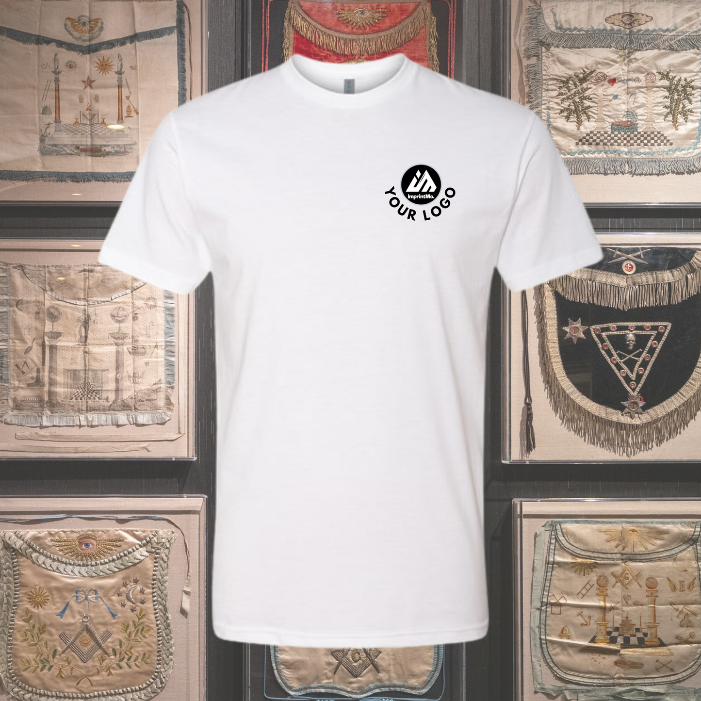 White Next Level 6210 CVC T-Shirt | Premium Soft Custom Tee | Lightweight Cotton Poly Shirt