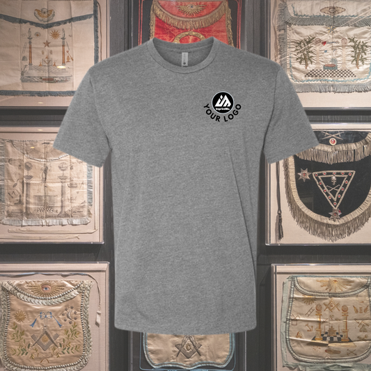 Dark Heather Grey Next Level 6210 CVC T-Shirt | Premium Soft Custom Tee | Lightweight Cotton Poly Shirt