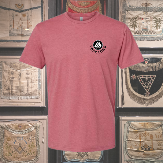 Heather Mauve Next Level 6210 CVC T-Shirt | Premium Soft Custom Tee | Lightweight Cotton Poly Shirt