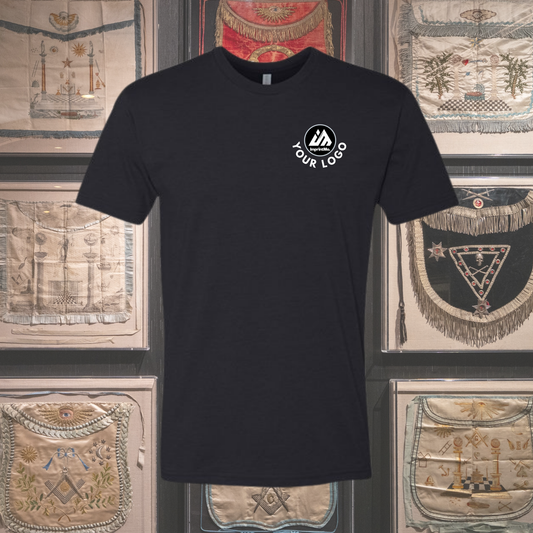 Black Next Level 6210 CVC T-Shirt | Premium Soft Custom Tee | Lightweight Cotton Poly Shirt