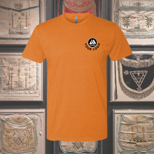 Orange 6210 CVC T-Shirt | Premium Soft Custom Tee | Lightweight Cotton Poly Shirt