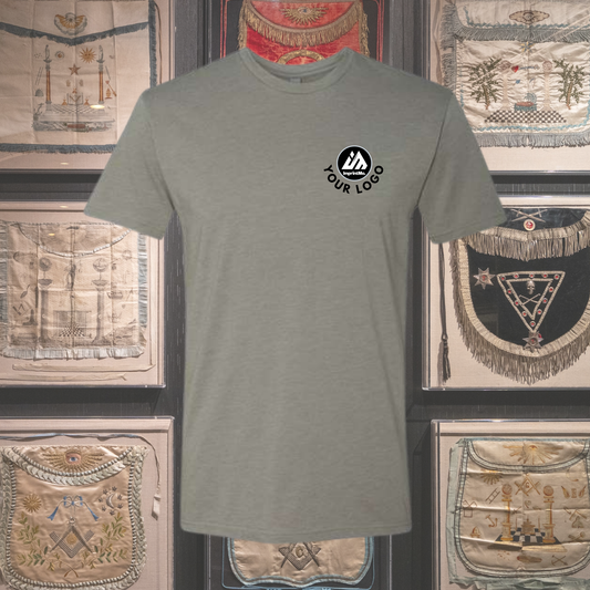 Stone Grey 6210 CVC T-Shirt | Premium Soft Custom Tee | Lightweight Cotton Poly Shirt