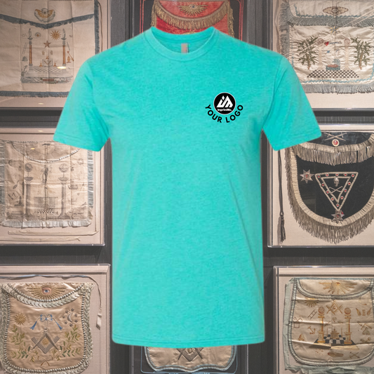 Tahiti Blue 6210 CVC T-Shirt | Premium Soft Custom Tee | Lightweight Cotton Poly Shirt