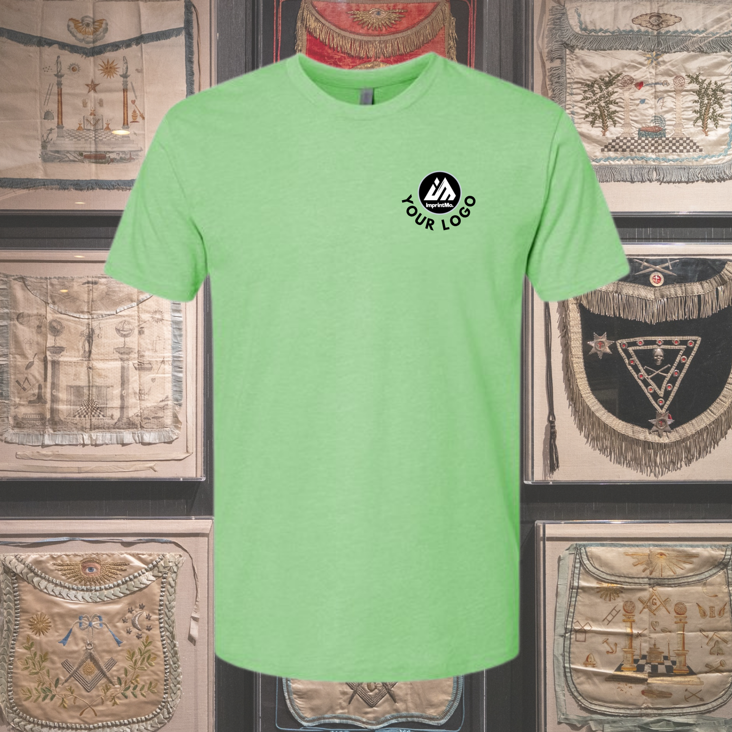 Apple Green Next Level 6210 CVC T-Shirt | Premium Soft Custom Tee | Lightweight Cotton Poly Shirt