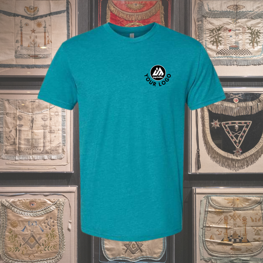Teal 6210 CVC T-Shirt | Premium Soft Custom Tee | Lightweight Cotton Poly Shirt