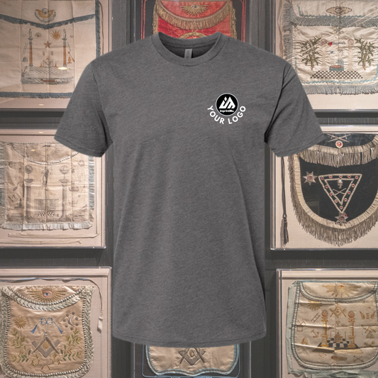 Heather Heavy Metal Next Level 6210 CVC T-Shirt | Premium Soft Custom Tee | Lightweight Cotton Poly Shirt
