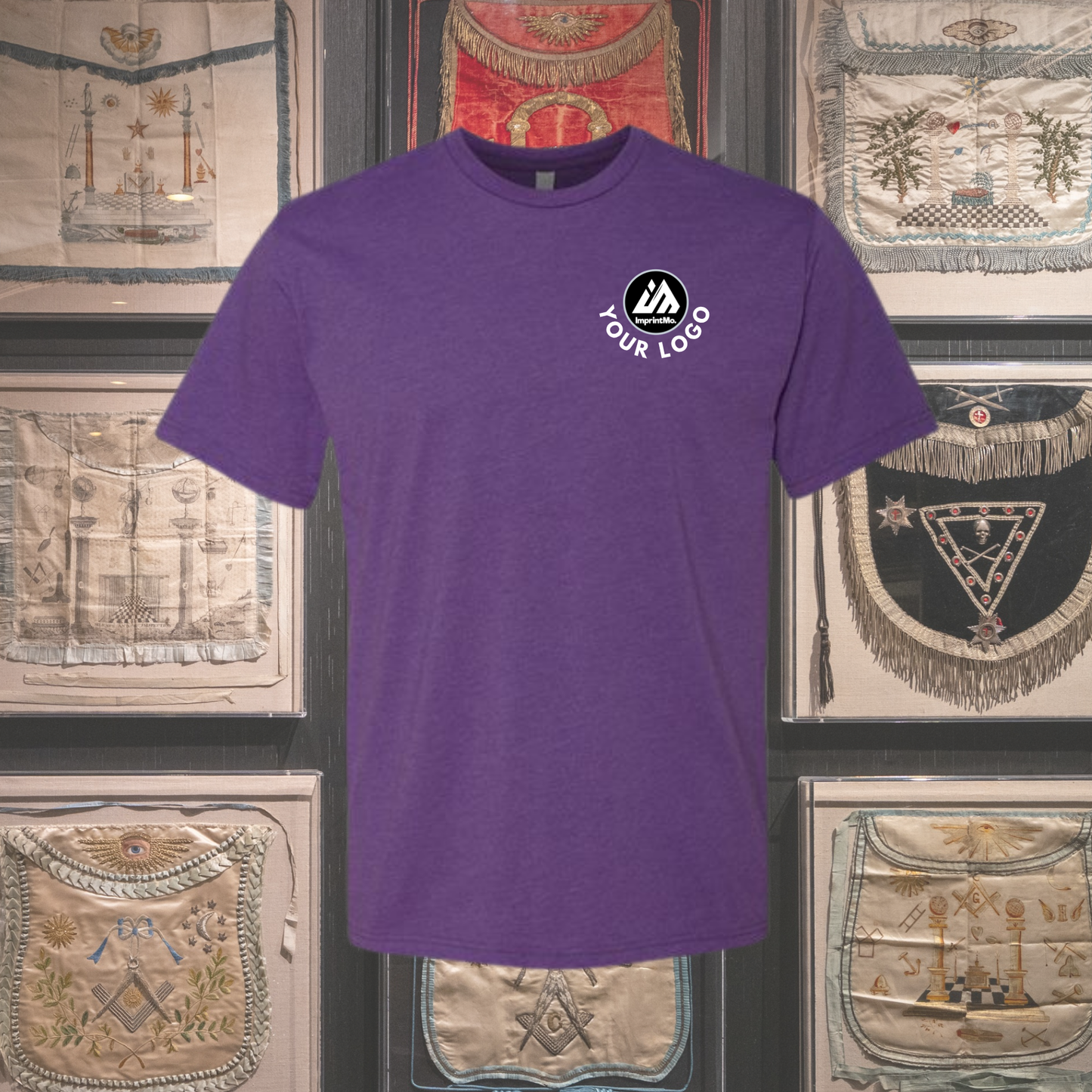 Purple Rush 6210 CVC T-Shirt | Premium Soft Custom Tee | Lightweight Cotton Poly Shirt