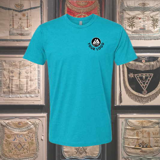 Bondi Blue Next Level 6210 CVC T-Shirt | Premium Soft Custom Tee | Lightweight Cotton Poly Shirt
