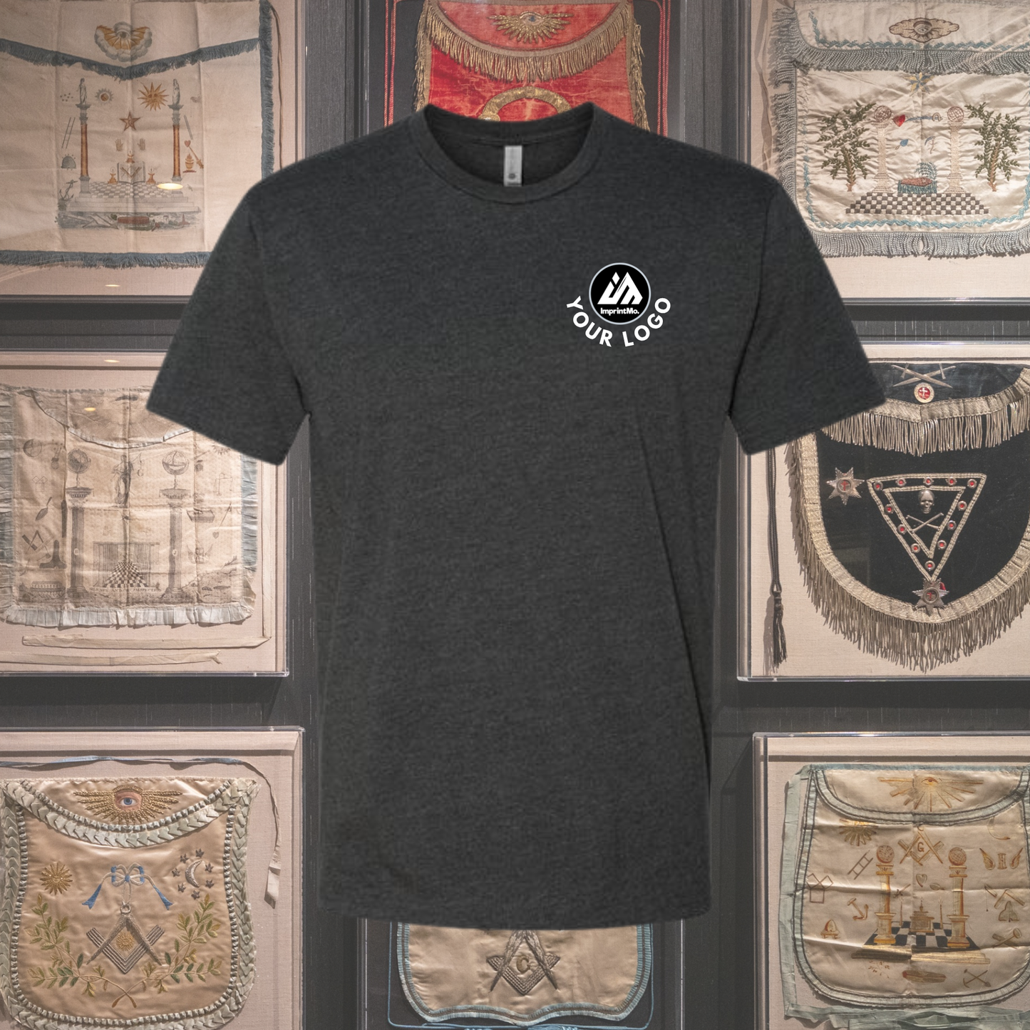 Charcoal Next Level 6210 CVC T-Shirt | Premium Soft Custom Tee | Lightweight Cotton Poly Shirt