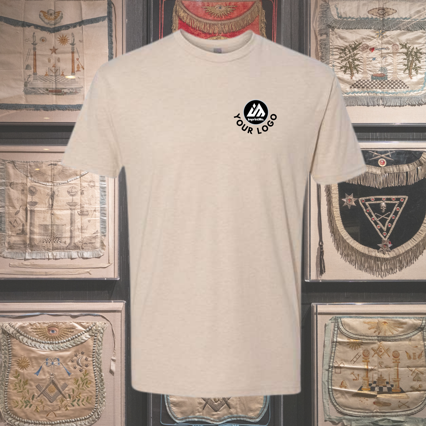 Cream Next Level 6210 CVC T-Shirt | Premium Soft Custom Tee | Lightweight Cotton Poly Shirt