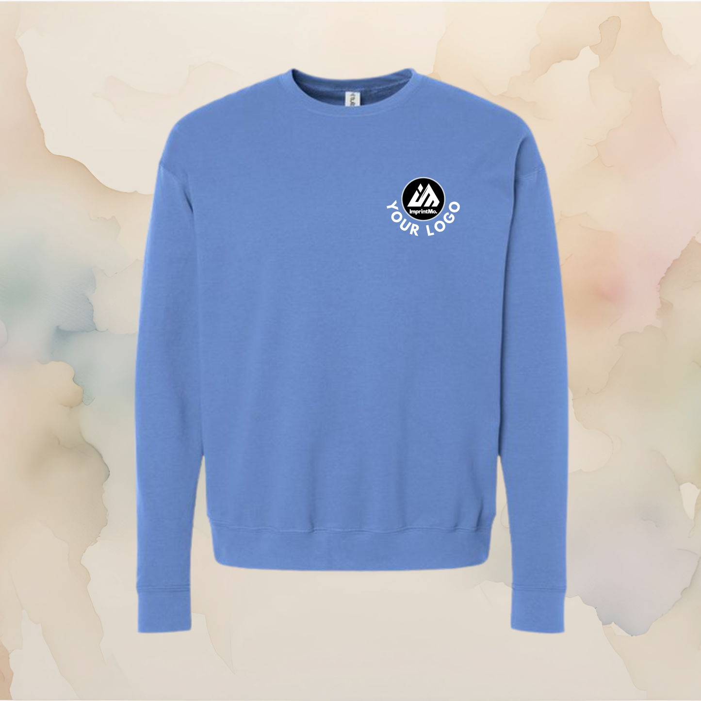 Columbia Blue Unisex Fleece Crewneck Tultex Sweatshirt 340