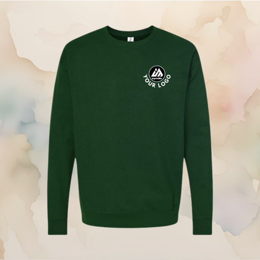 Forest Green Unisex Fleece Crewneck Tultex Sweatshirt 340