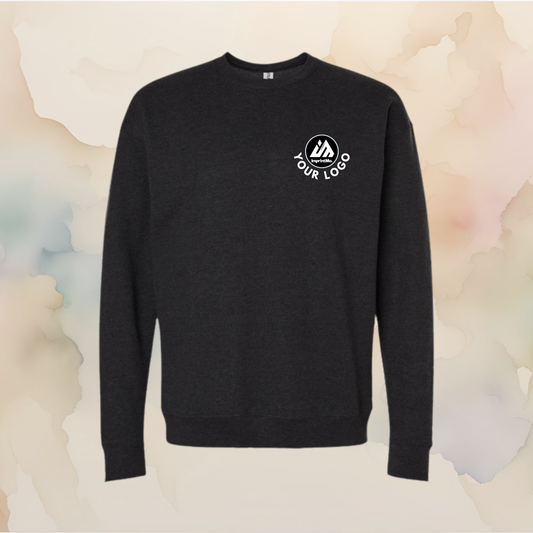 Heather Graphite Unisex Fleece Crewneck Tultex Sweatshirt 340