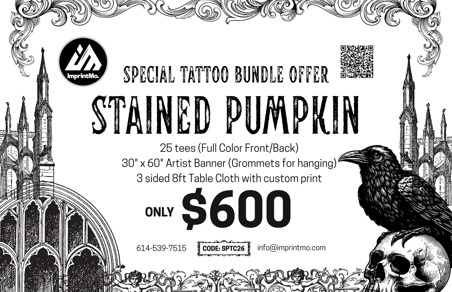 Stained Pumpkin Tattoo Bundle
