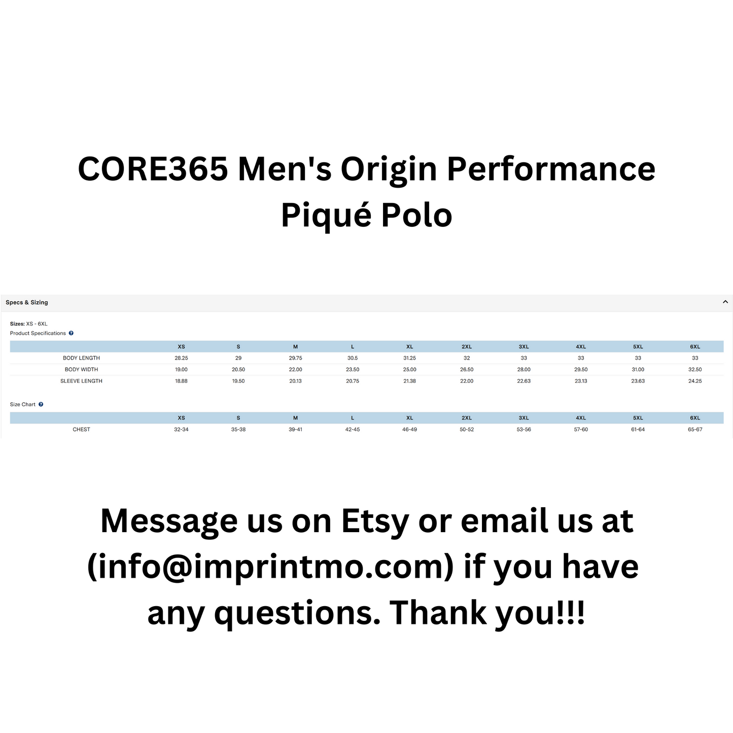 CORE365 Men's Origin Performance Piqué Polo