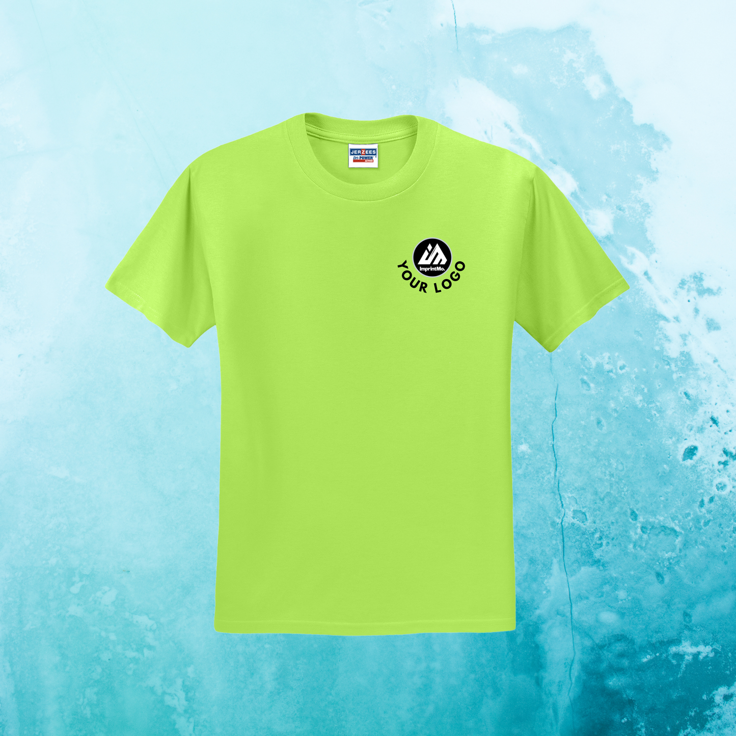 NEON GREEN Jerzees Adult DRI-POWER® ACTIVE T-Shirt