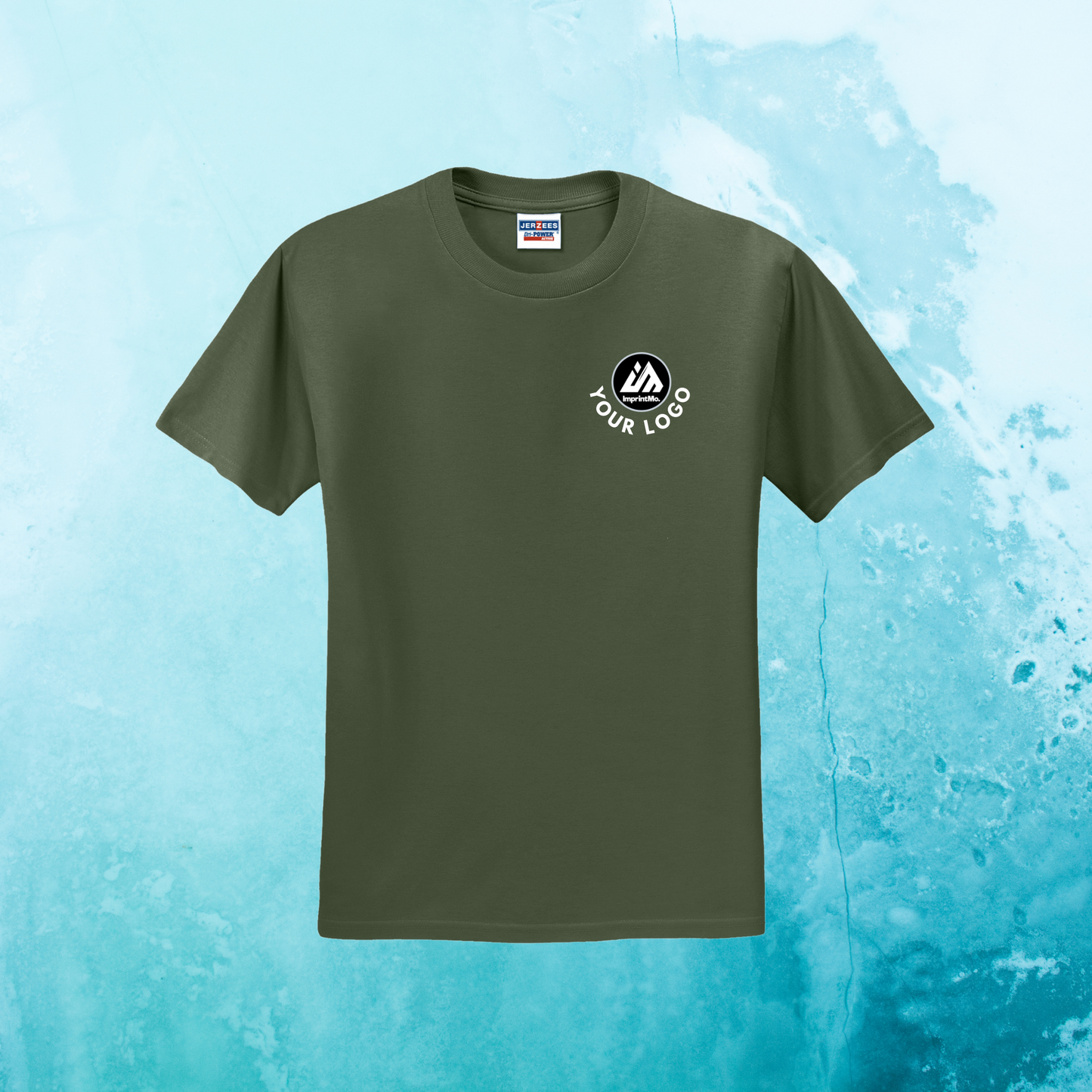 MILITARY GREEN Jerzees Adult DRI-POWER® ACTIVE T-Shirt